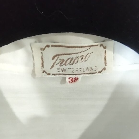 Vintage Tramo Embroidered Short Sleeve Button down Top Size 38 (M) - Picture 3 of 10
